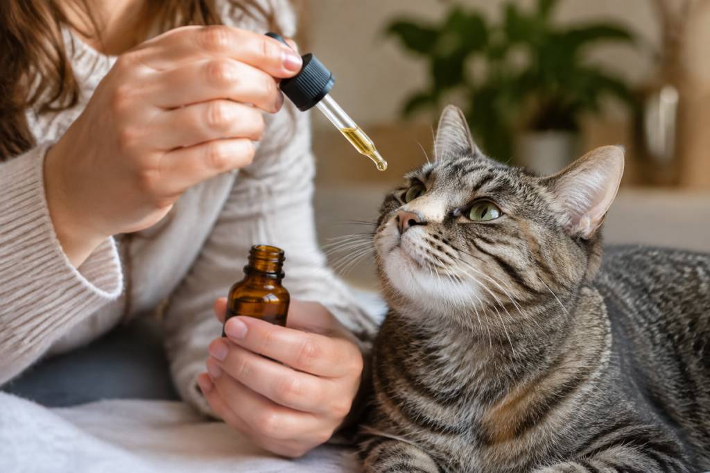 Huile de CBD pour chat : avis et retours de propriétaires sur le dosage